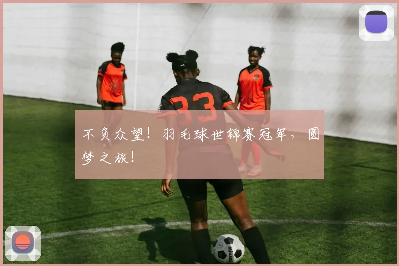 不负众望！羽毛球世锦赛冠军，圆梦之旅！